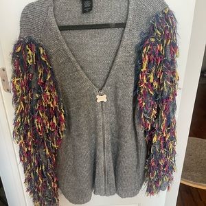 Her Universe (Torrid) Birds of Prey zip front cardigan with fun sleeve details